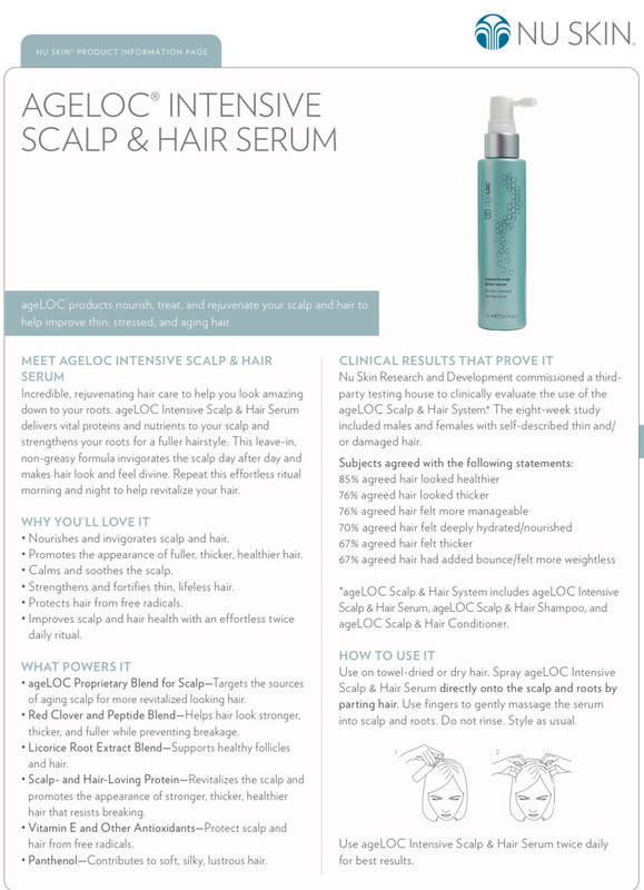 ageLOC Scalp &amp; Hair Serum