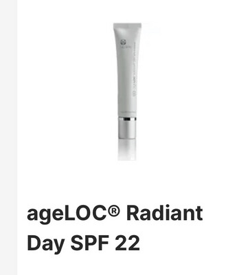 AgeLOC Radiant Day Moisturizer SPF 22