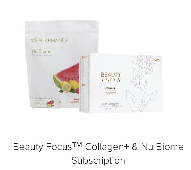 Beauty Focus Collagen + And Nu Biome Gut Health Drink