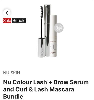 Nu Colour Lash + Brow Serum and Curl &amp; Lash Mascara Bundle
