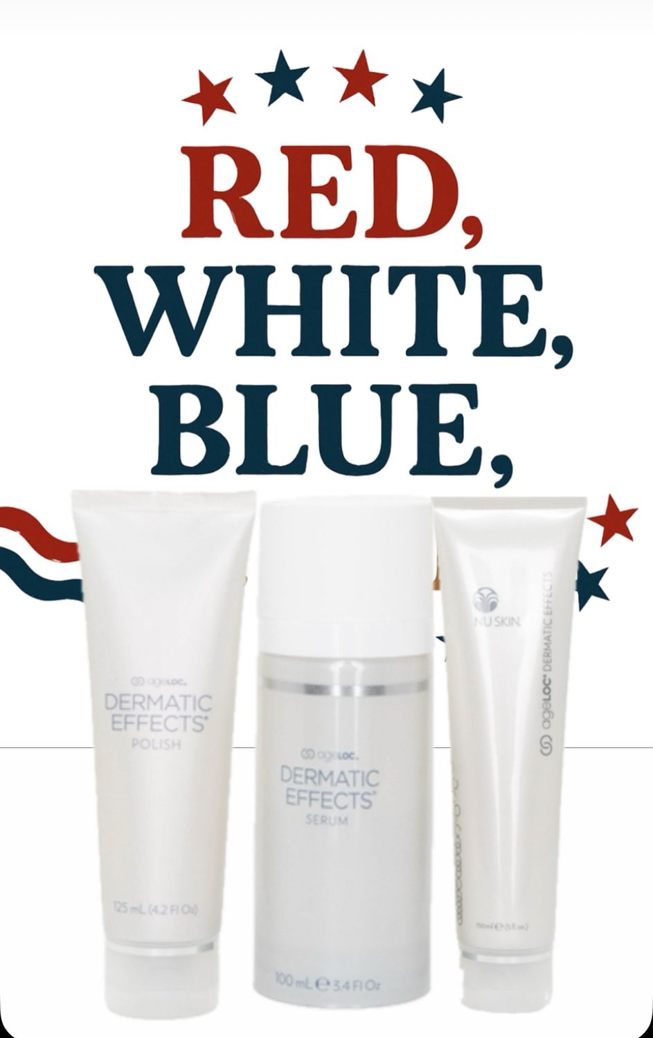 Memorial Day Sale-Dermatic effects Trio-Firming cream, Polishing cream, Dermatic effects serum