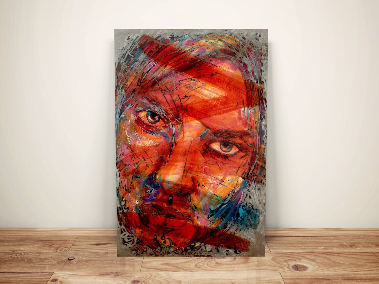 Brit (Acrylic and ink om sheet metal)