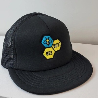 Beeboyz Authentic Embroidered blk/blk Truckers Cap