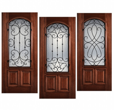 6/8 Iron Grille Collection – 2/3 Arch Lite