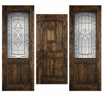 8/0 Knotty Alder – Arch 1/2 Lite