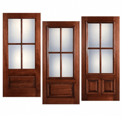 6/8 Mahogany True Divided Lite – 4 Lite