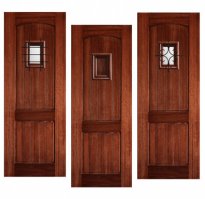 8/0 Mahogany Collection – 2 Panel Arch