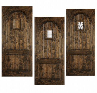 8/0 Knotty Alder – Circle Panel 2 Panel