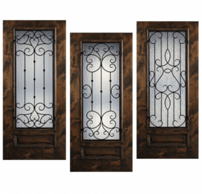 Knotty Alder Collection – 3/4 Lite
