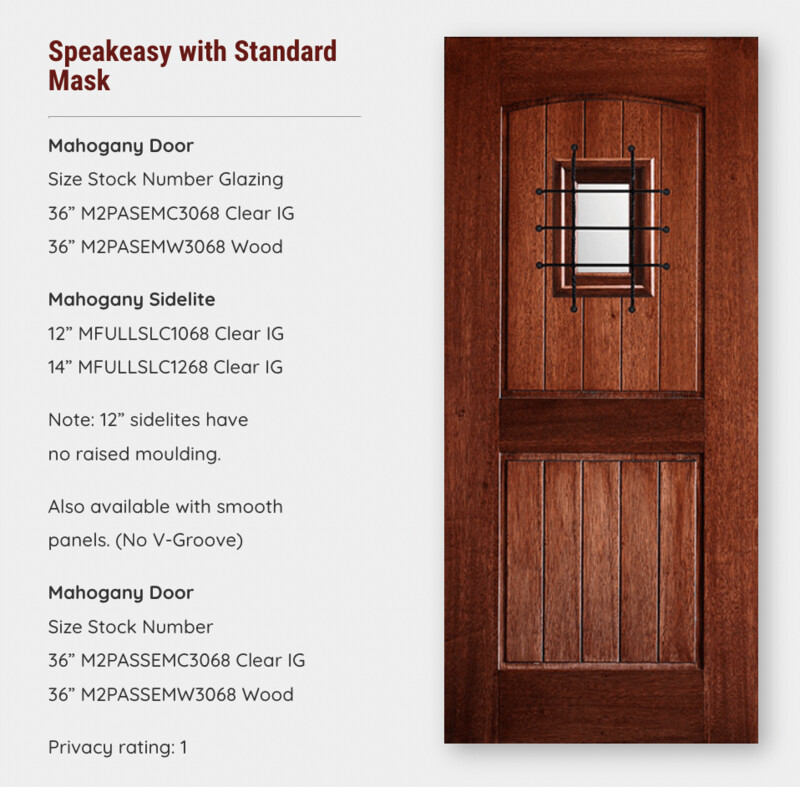Speakeasy with Standard Mask