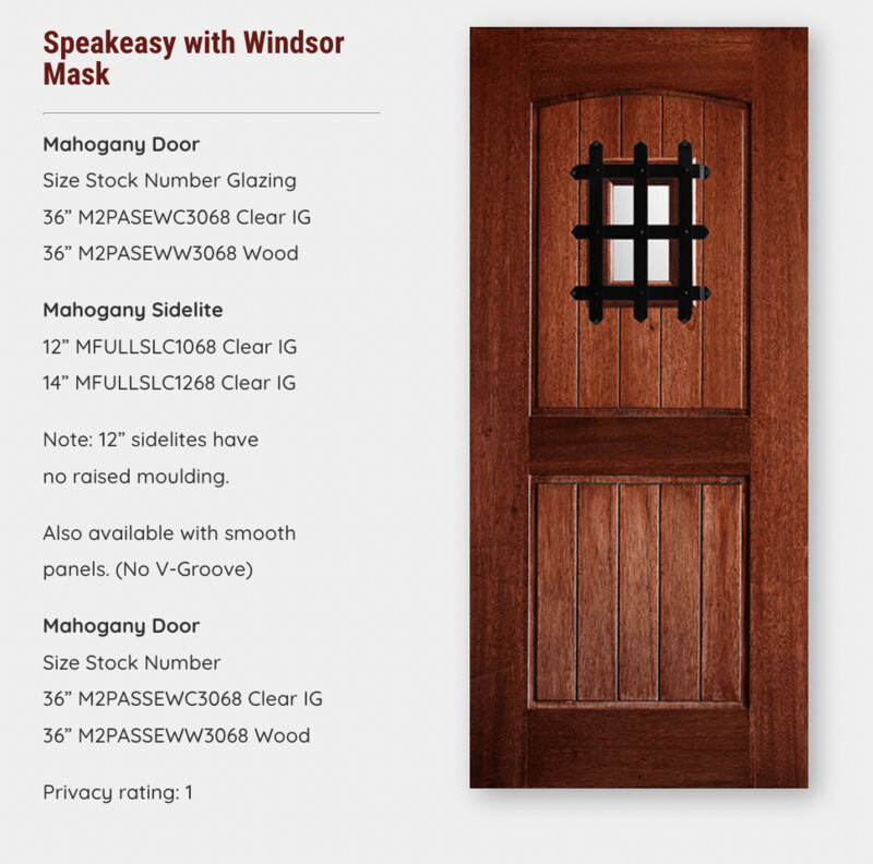 Speakeasy with Windsor Mask