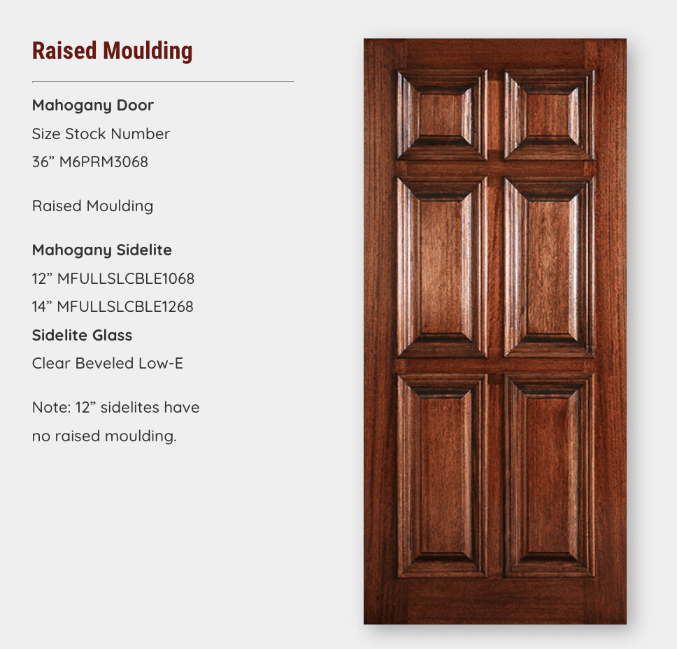 Raised Moulding