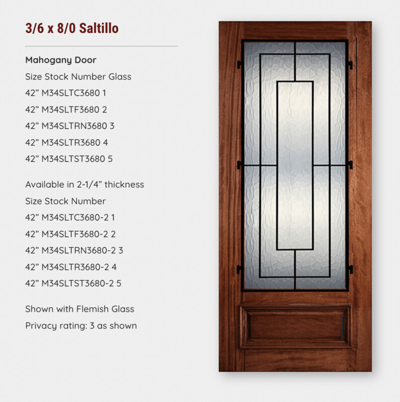 3/6 x 8/0 Saltillo