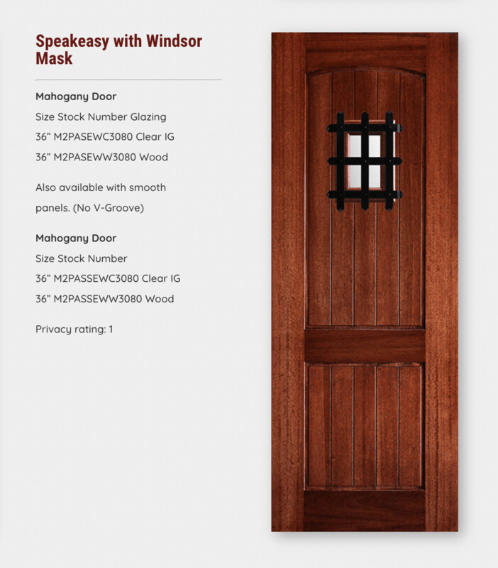 Speakeasy with Windsor Mask