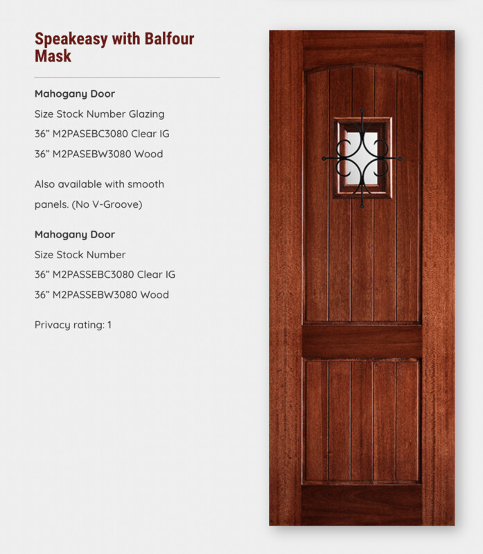 Speakeasy with Balfour Mask