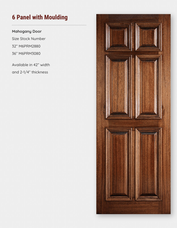 6 Panel with Moulding