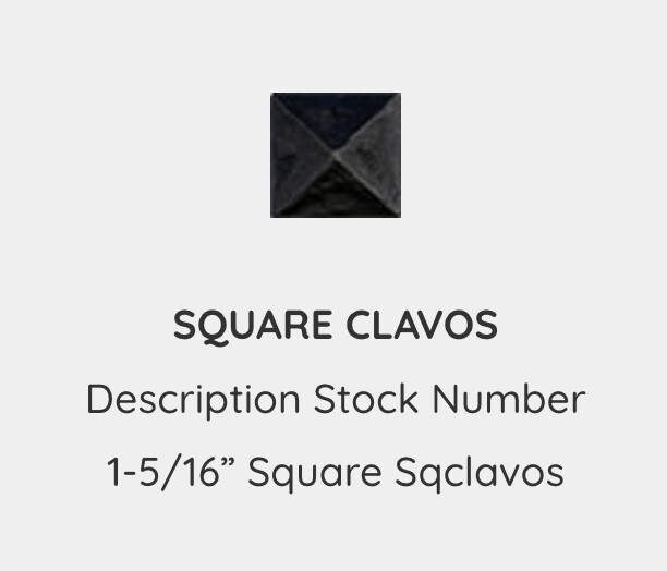 ​SQUARE CLAVOS