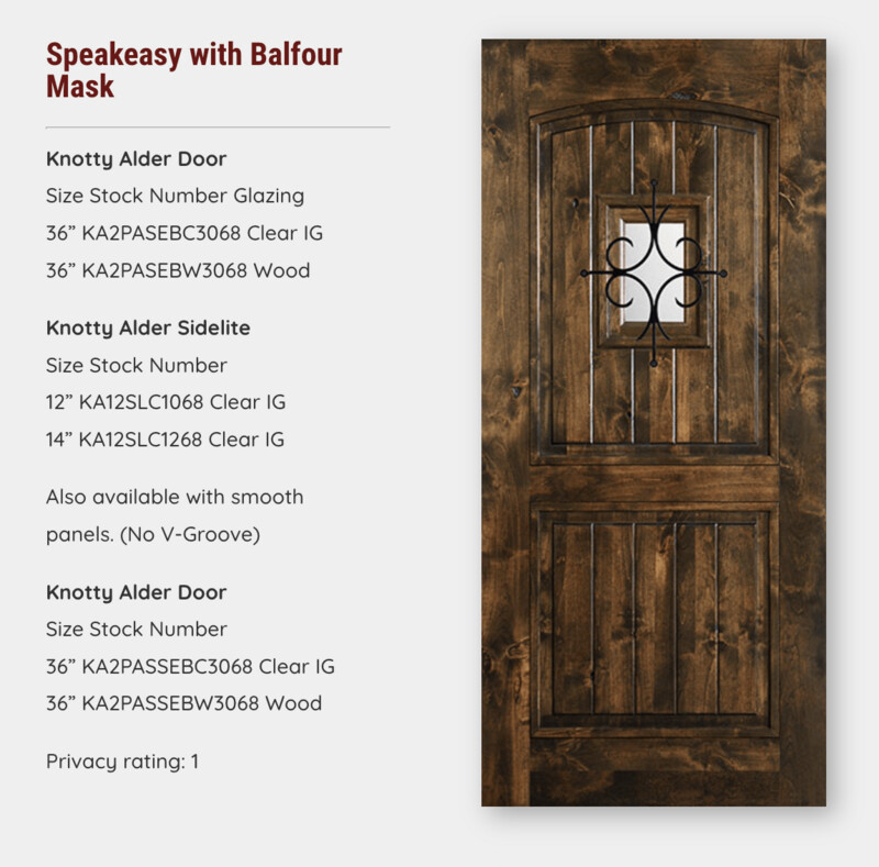 Speakeasy with Balfour Mask
