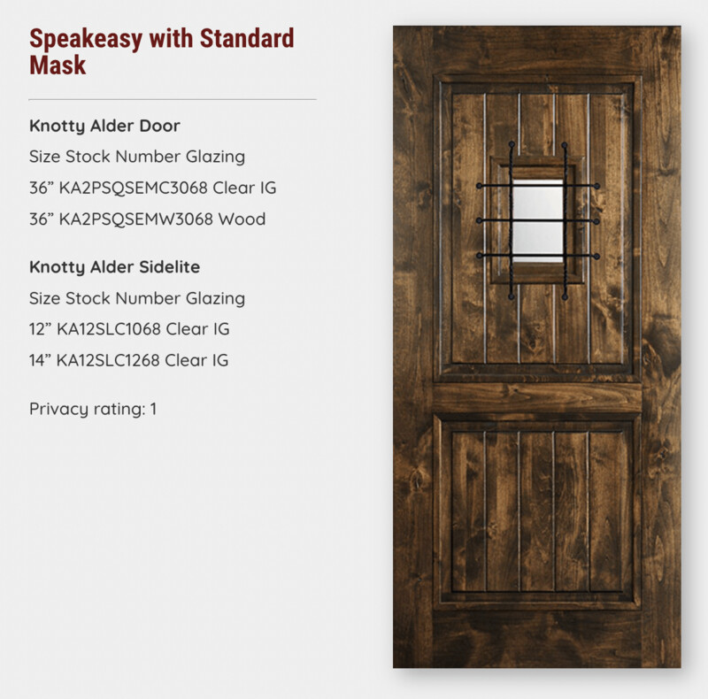 Speakeasy with Standard Mask