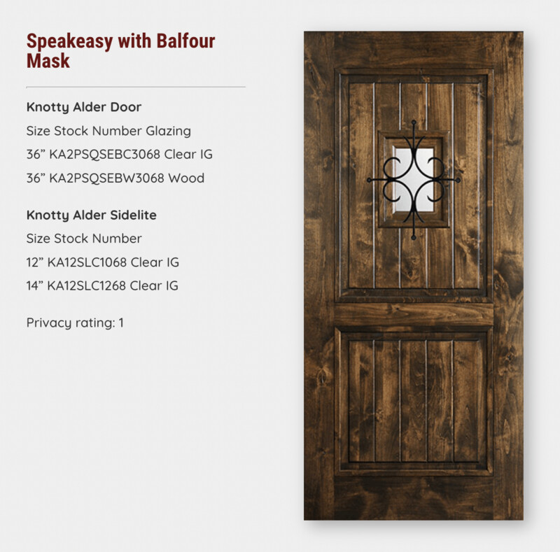 Speakeasy with Balfour Mask