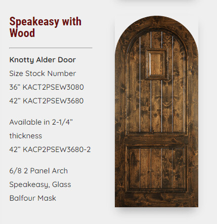 Speakeasy with Wood