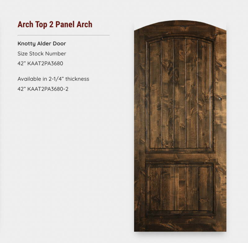 Arch Top 2 Panel Arch