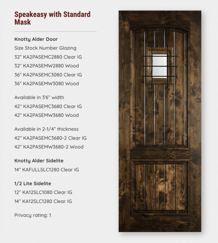 Speakeasy with Standard Mask