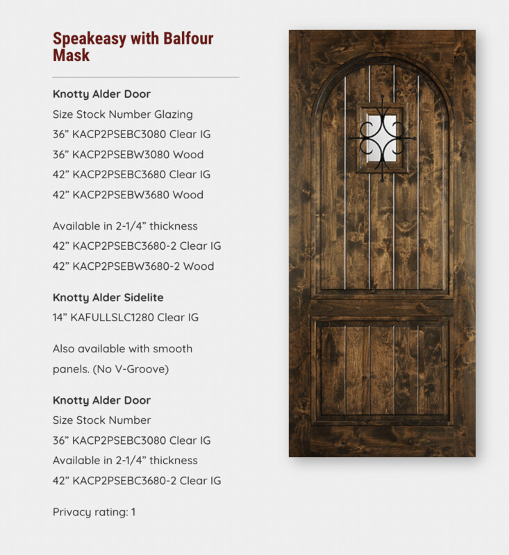 Speakeasy with Balfour Mask
