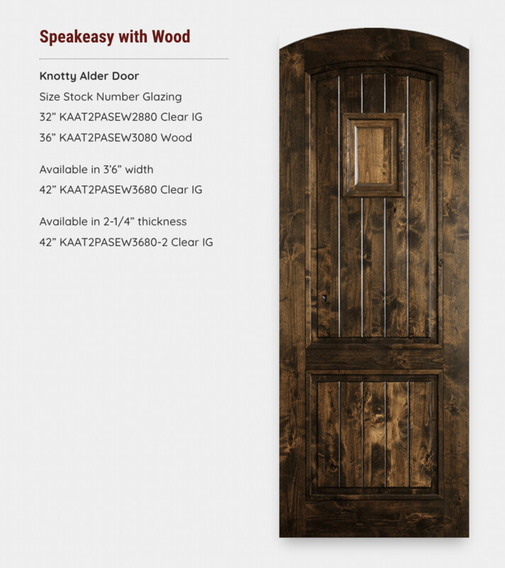 Speakeasy with Wood