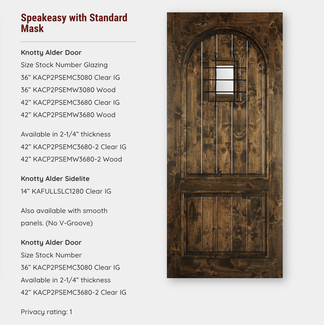 Speakeasy with Standard Mask