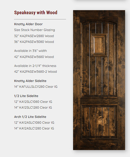 Speakeasy with Wood