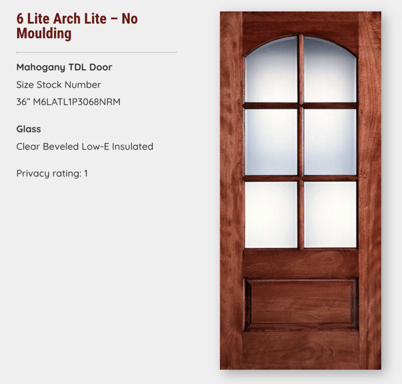 6 Lite Arch Lite – No Moulding