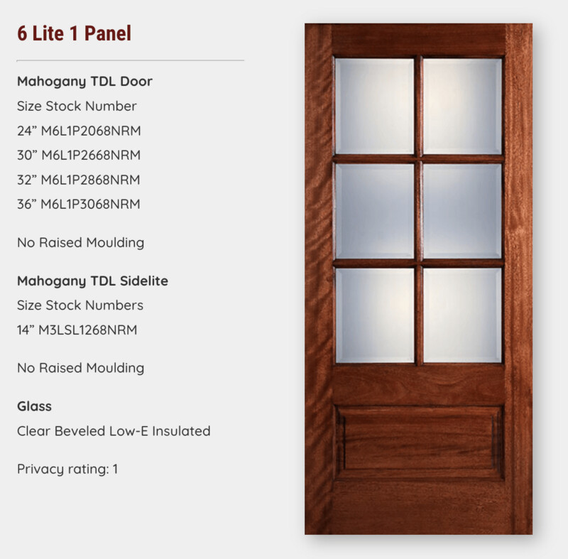 6 Lite 1 Panel