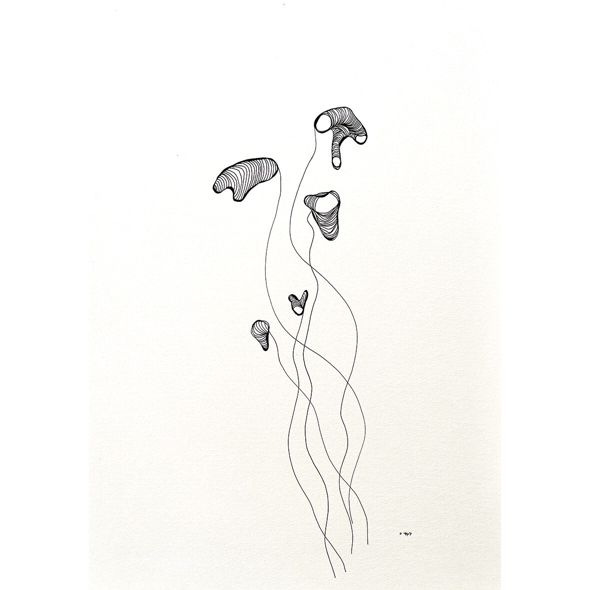 Sillyfish - Pentekening uit de serie "Inner Strength"