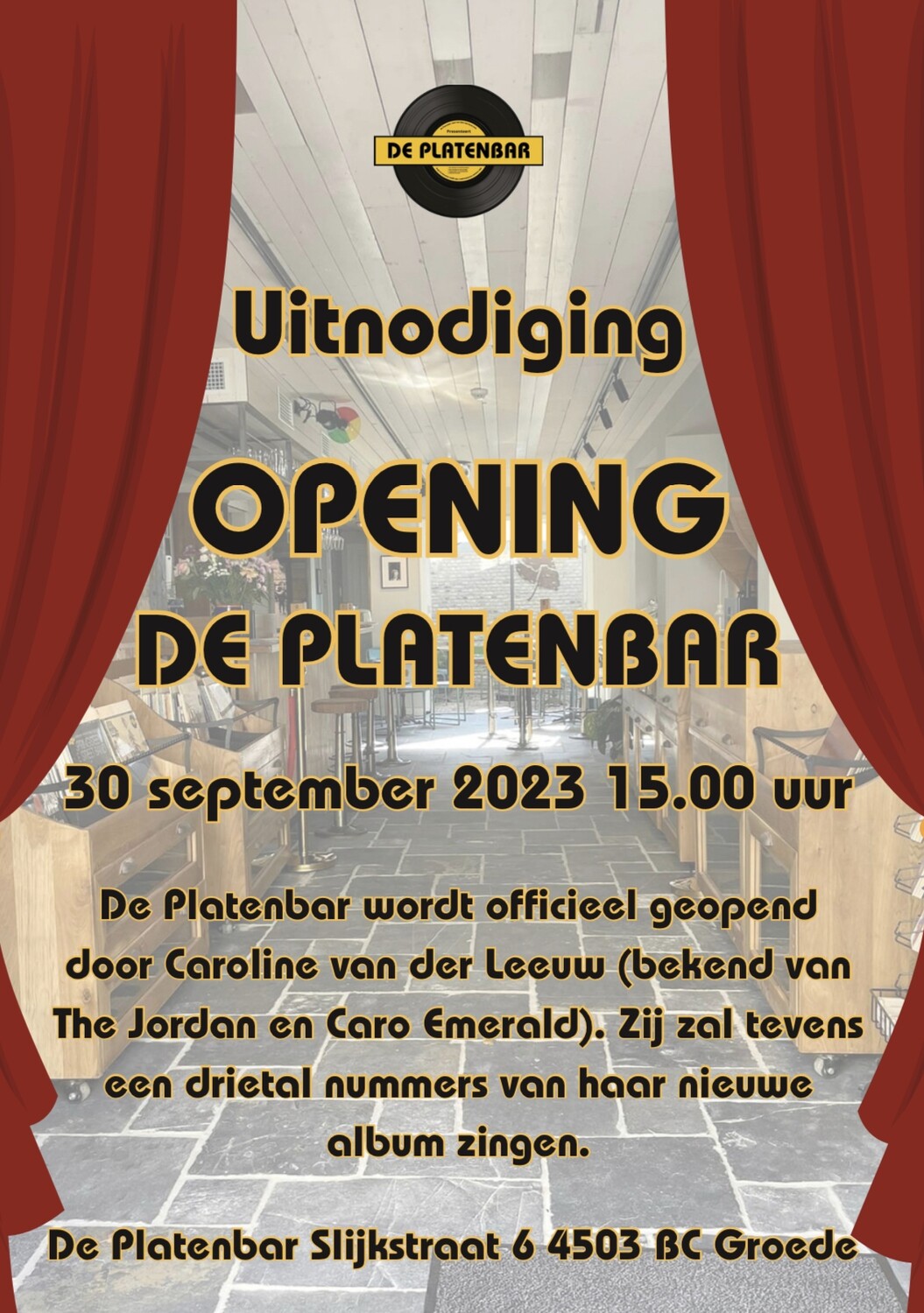 Opening Platenbar