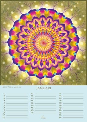 Lysel Art - Kunst Verjaardagskalender Mandala