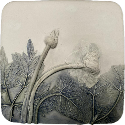 Monique Groosman - Botanische Gipsafdruk Tegel