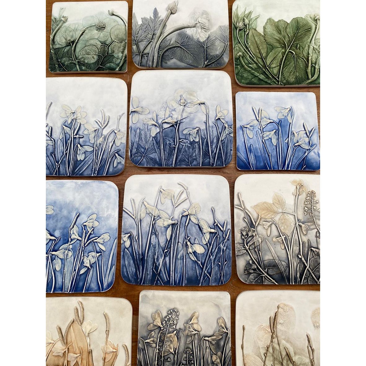 Monique Groosman - Botanische Gipsafdruk Tegel