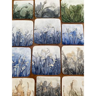 Monique Groosman - Botanische Gipsafdruk Tegel