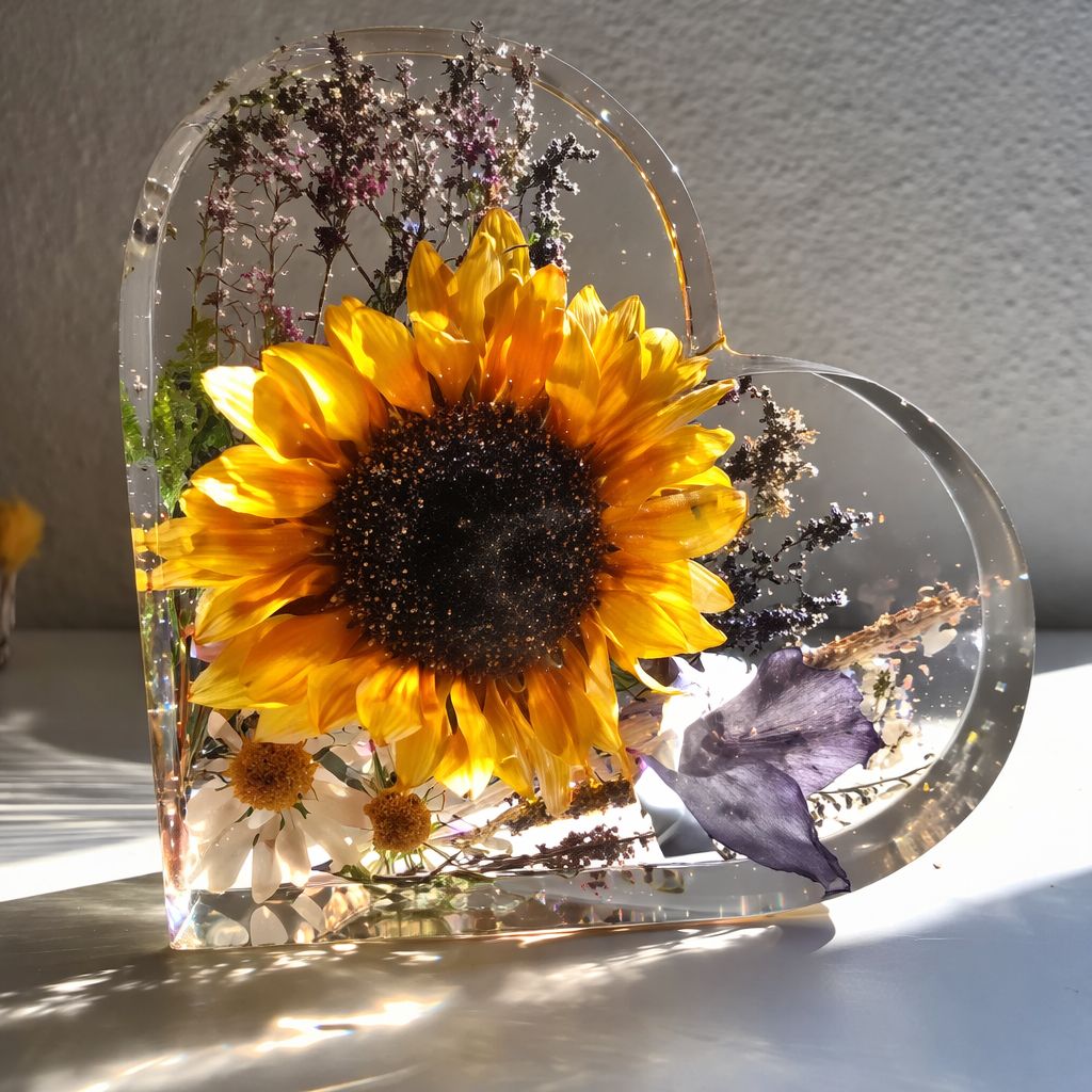 Suzanne Art Creations - Epoxy Lamp hart