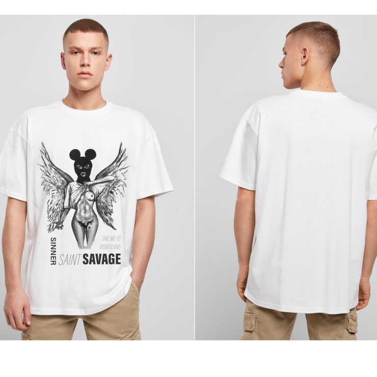 Anne Maria Verhelst - Oversized Premium T-shirt - Angel Sinner