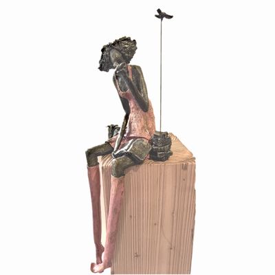 Gerreke van Veen - Kletsdame boek en vogel