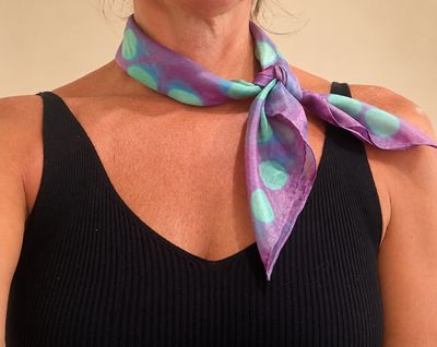 Esther van Waes - Zijden Shibori Sjaals Carré