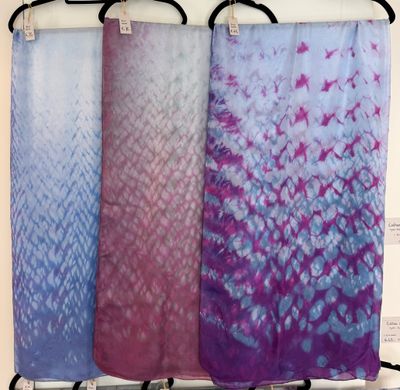 Esther van Waes - Zijden Shibori Sjaals
