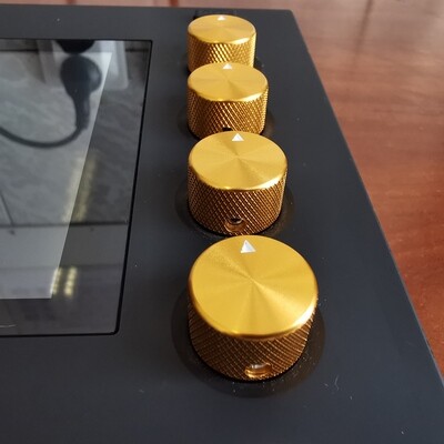 1pcs gold metal knob for Roland SP, Akai MPC, Boss SP, Akai