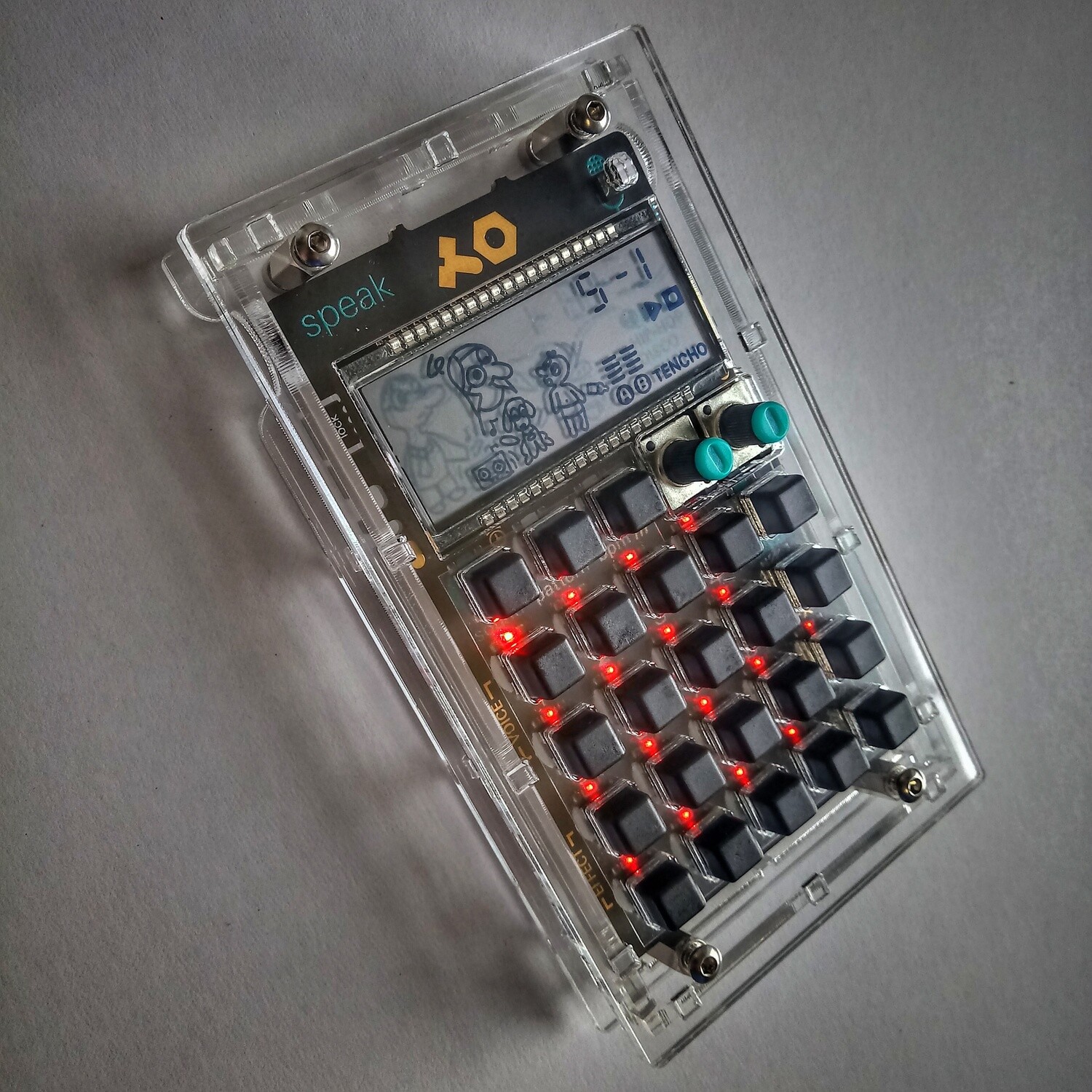 transparent universal case for Teenage Engineering Pocket Operator