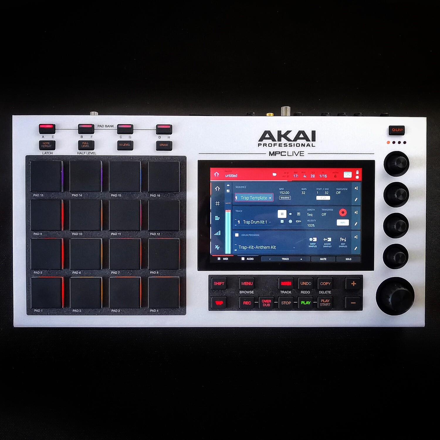 Vinyl skins for AKAI MPC LIVE (choose color), CHOOSE YOUR STYLE: WHITE&amp;BLACK