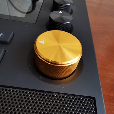 Fat aluminium data wheel for Akai MPC One, Live 1&amp;2, touch, Force