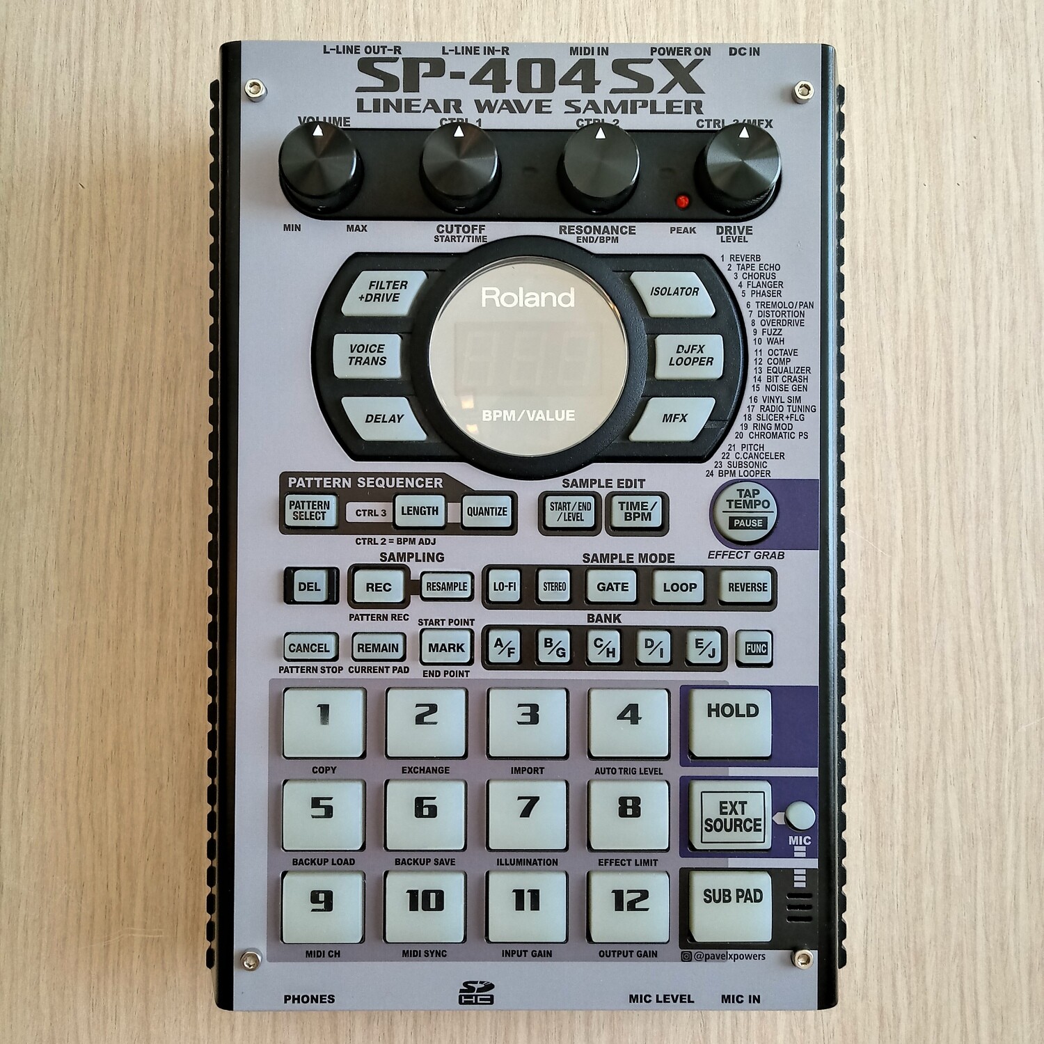 楽天市場】ローランド SP-404MK2 カスタムスキン【マット