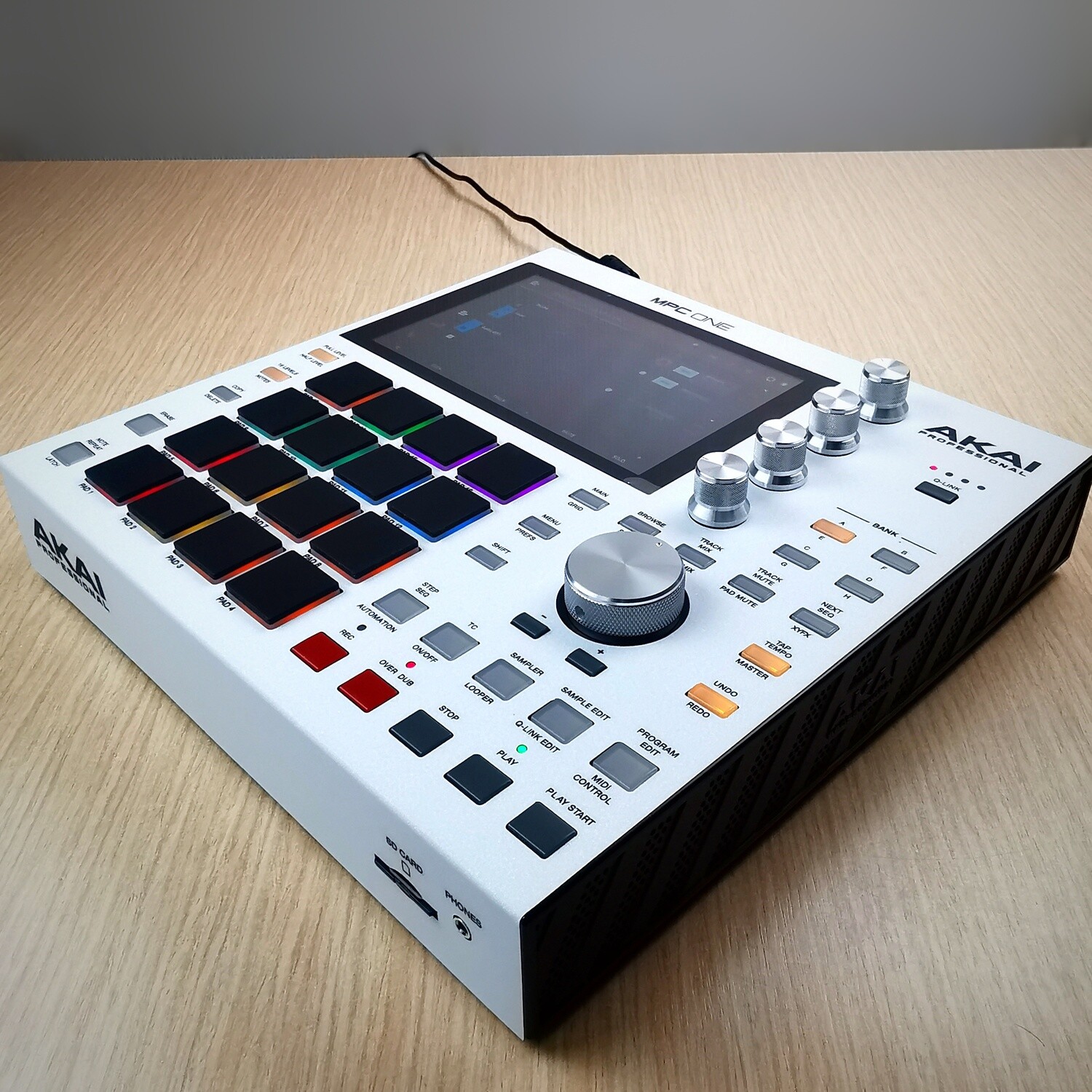Vinyl skins for AKAI MPC ONE, One+ (choose color), CHOOSE YOUR STYLE: WHITE